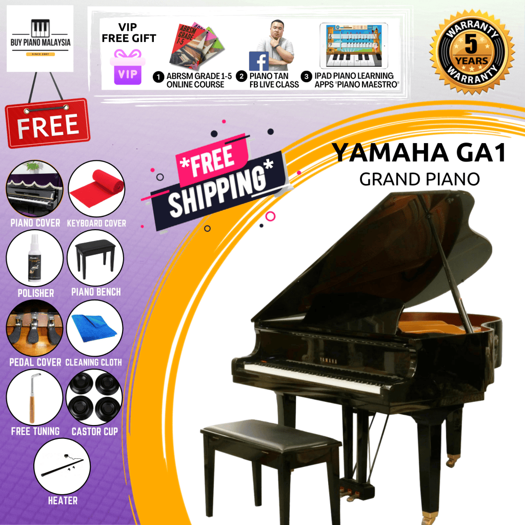 YAMAHA GA1 BABY GRAND PIANO - pianocity.my